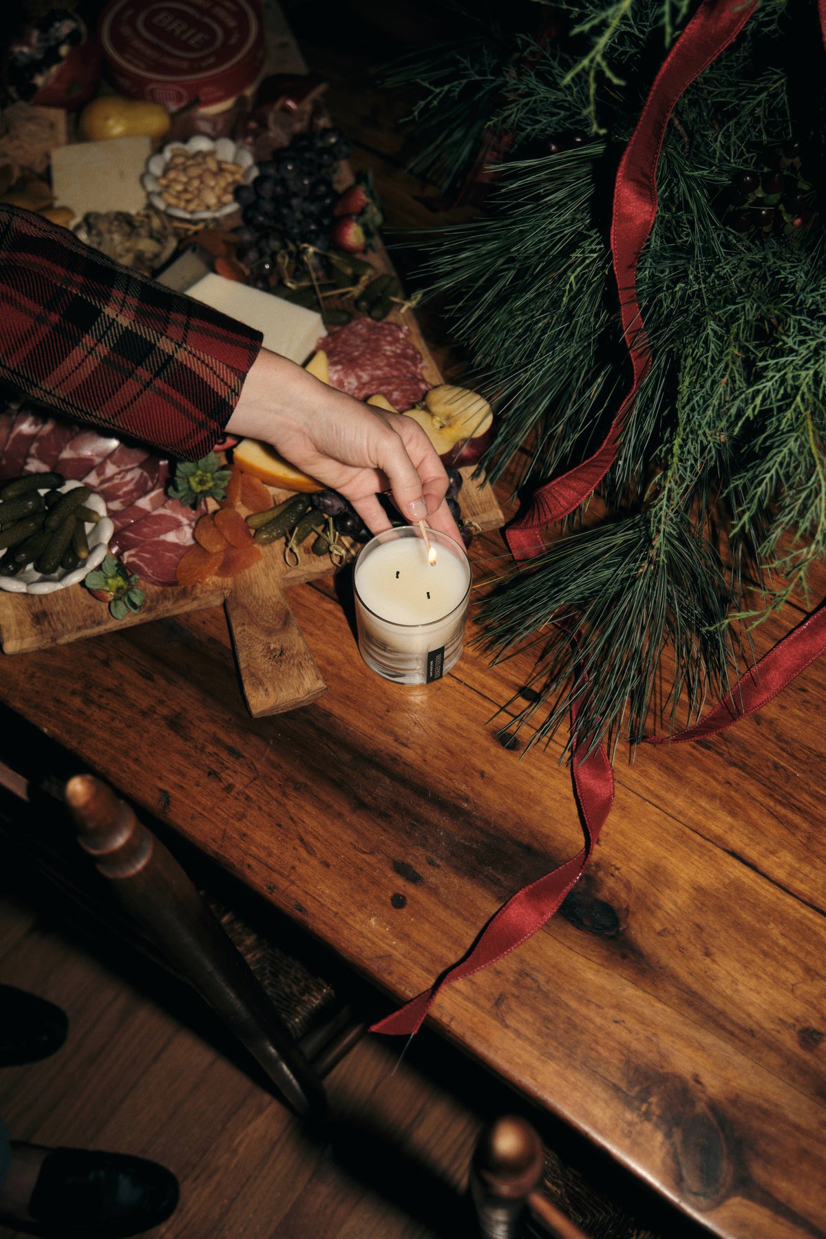 COWBOY CHRISTMAS CANDLE