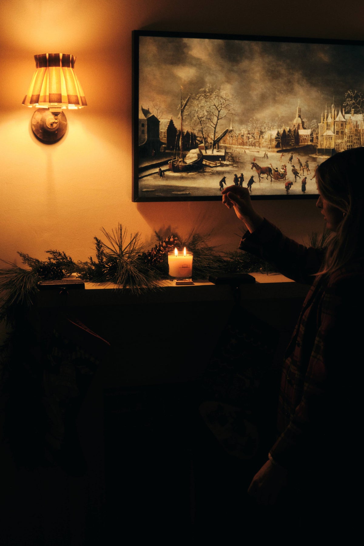 COWBOY CHRISTMAS CANDLE