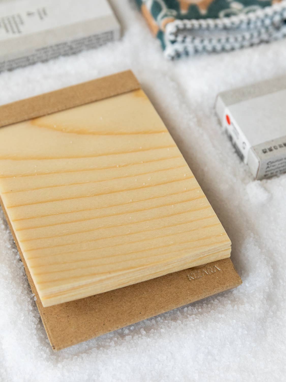 Kizara Wood Sheet Memo Pad - Small - 3" x 4.5"